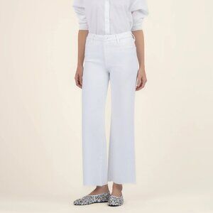 NWT Kut from the Kloth Meg High Rise Fab AB Wide Leg Raw Hem